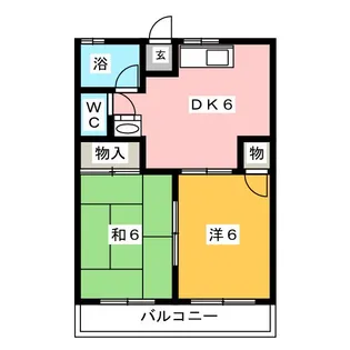 小島マンション【3階】の間取り