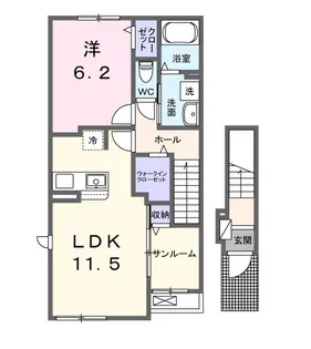 K.Z will F【2階】の間取り