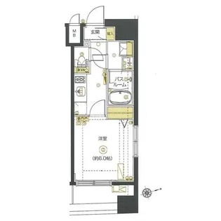 ZOOM渋谷富ヶ谷【7階】の間取り