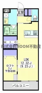 スカイコート下川東【3階】の間取り