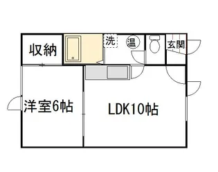 インペリアル【1階】の間取り