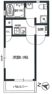 ハウス下末吉【1階】の間取り