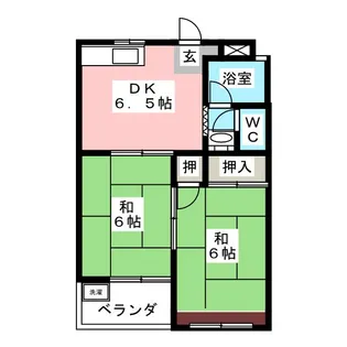 ヒカリハイツ【1階】の間取り