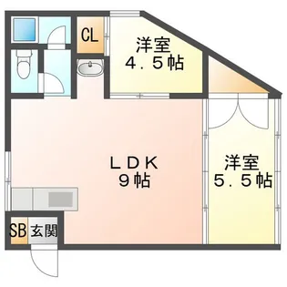 八まきビル【4階】の間取り