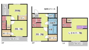 兵庫県神戸市垂水区小束山手3【一戸建】の間取り