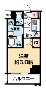 LUMEED横濱吉野町【7階】の間取り