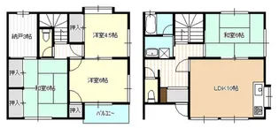 広島県広島市安佐南区東原3【一戸建】の間取り
