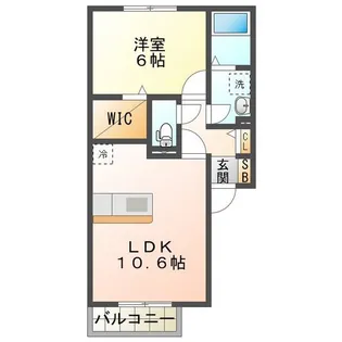 グランドソレーユ A【1階】の間取り