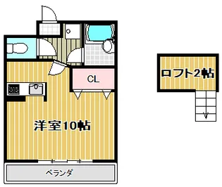 カーサグランデヒルズII【1階】の間取り
