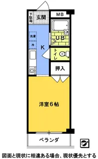 ジュネスUEDA【2階】の間取り
