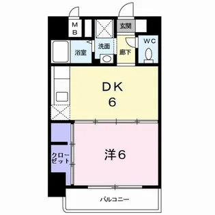 アーデル・ブルク【2階】の間取り