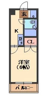 ノーサイド幸雅【5階】の間取り