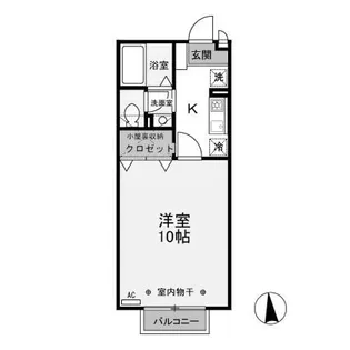 リビングタウン上並榎B【2階】の間取り