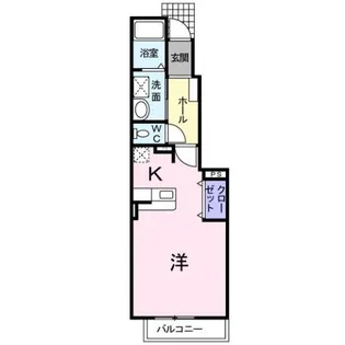 ウィンティ【1階】の間取り
