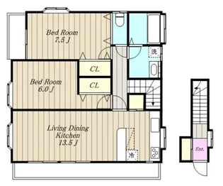 神奈川県相模原市緑区根小屋【一戸建】の間取り