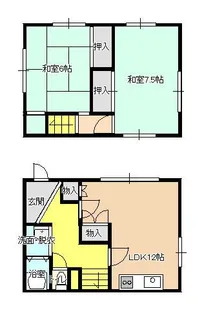 千葉県市川市鬼高3【一戸建】の間取り