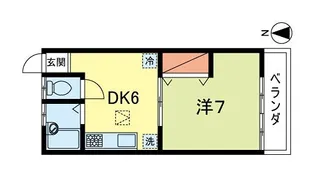 ロイヤルハイツ【1階】の間取り
