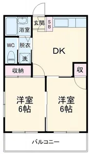 第一さくらハイツ【1階】の間取り