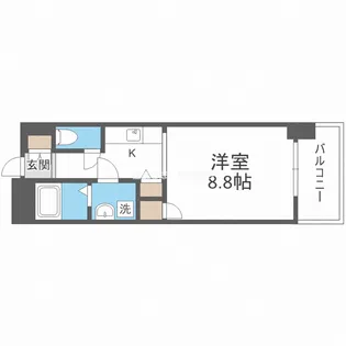 大阪府大阪市西区京町堀2【マンション】の間取り