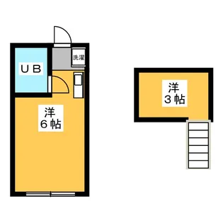 コーポ有木【2階】の間取り