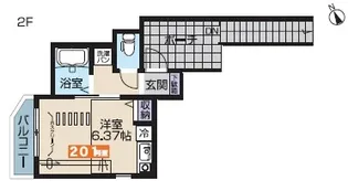 キャトル大泉学園5番館【1階】の間取り