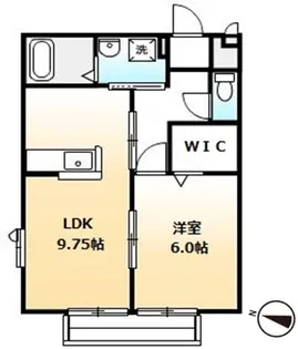 広島県福山市春日町浦上【アパート】の間取り