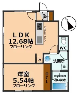 東京都杉並区下高井戸3【アパート】の間取り