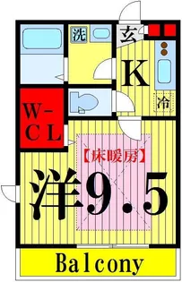 サンプロッセム梅島【1階】の間取り