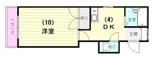 ファインコーポ【2階】の間取り