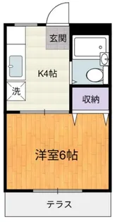 キャッスルV【1階】の間取り