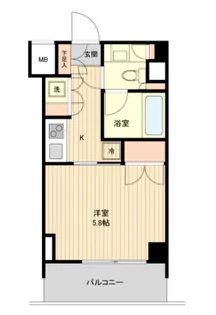 萩中イースト【3階】の間取り