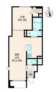 東京都江東区北砂6【マンション】の間取り