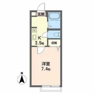 ディアスYS【1階】の間取り