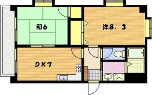 第1木本ビル【4階】の間取り