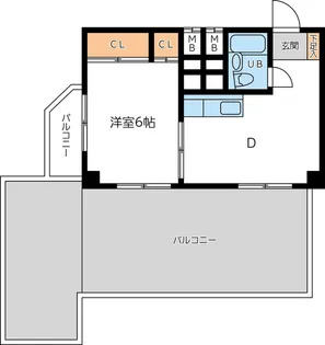 東信松濤マンション【4階】の間取り