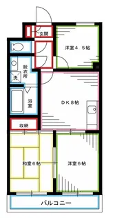 R&S SATO BLD【2階】の間取り