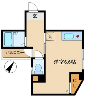 東京都大田区仲六郷3【マンション】の間取り
