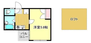サンプラスパII【1階】の間取り