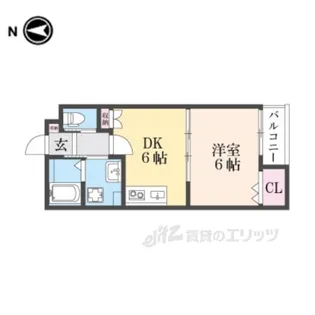 グレートヒルズ8番館【3階】の間取り