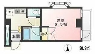東京都府中市宮町1【マンション】の間取り