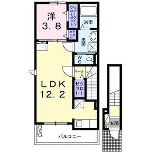 ジョイ ハウス【2階】の間取り