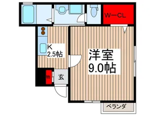 カーサ・ルピナス【1階】の間取り