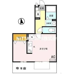 ピュアライフA棟【1階】の間取り