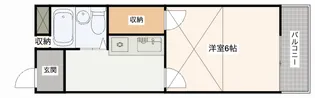 高砂ヨーロピアン4番館【2階】の間取り