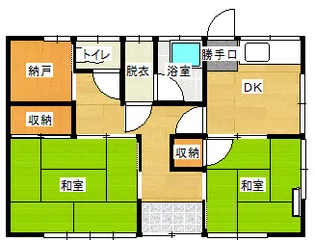 岡山県倉敷市西岡【一戸建】の間取り