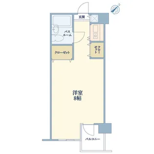 アルベルゴ武蔵野【3階】の間取り