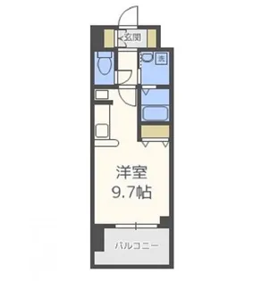グランカーサ梅田北【13階】の間取り
