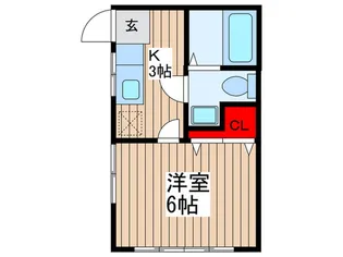 目白ハイツ東大宮【2階】の間取り