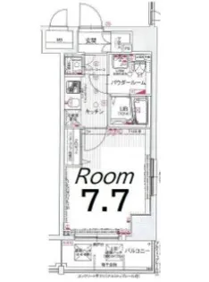 エスリード芝浦ベイサイド【9階】の間取り