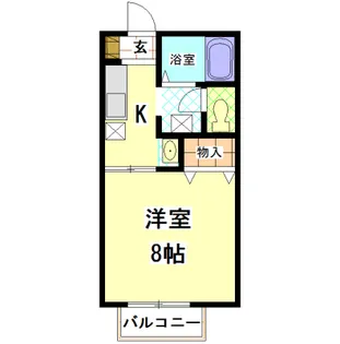 泰山【1階】の間取り